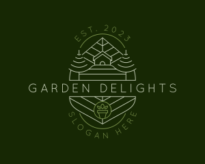 House Landscaping Nature logo design