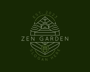 House Landscaping Nature logo design