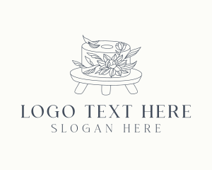 Sugar - Floral Cake Bakery logo design