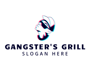 Male Gangster Anaglyph logo