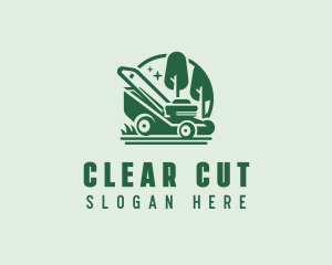 Landscaping Garden Mower logo design