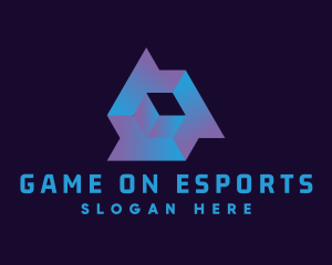 Game Cube Esport logo design