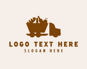 Food Delivery Truck  logo