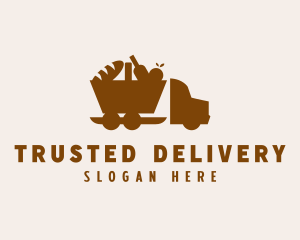 Food Delivery Truck  logo design