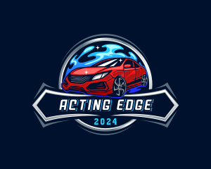 Auto Transportation Car logo design