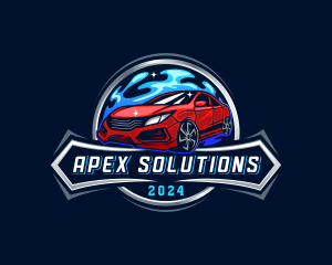 Auto Transportation Car logo design