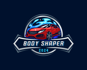 Auto Transportation Car logo design