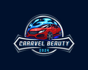 Auto Transportation Car logo design