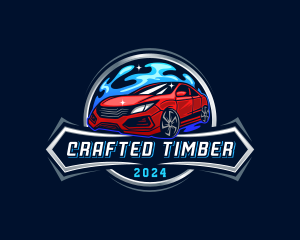 Auto Transportation Car logo design