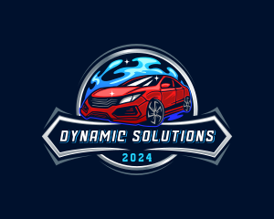 Auto Transportation Car logo design