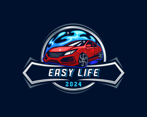 Auto Transportation Car logo design