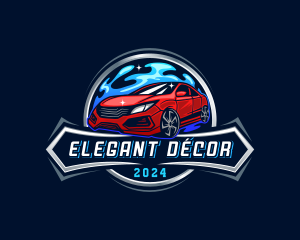 Auto Transportation Car logo design