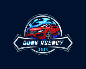 Auto Transportation Car logo design