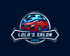 Auto Transportation Car logo design