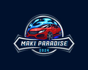 Auto Transportation Car logo design