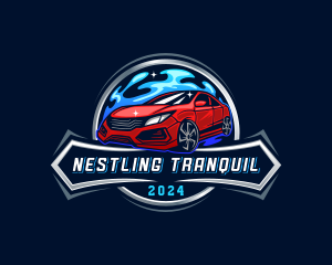 Auto Transportation Car logo design