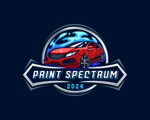 Auto Transportation Car logo design