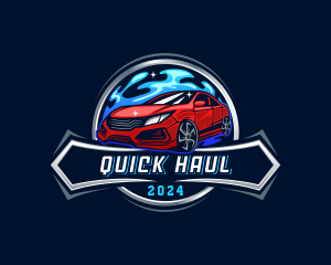 Auto Transportation Car logo design