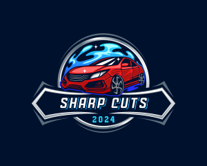 Auto Transportation Car logo design