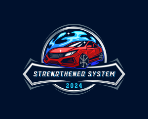 Auto Transportation Car logo design