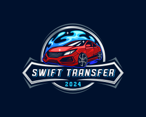 Auto Transportation Car logo design