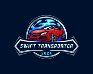 Auto Transportation Car logo design