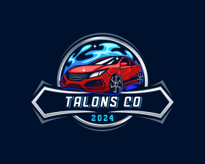 Auto Transportation Car logo design