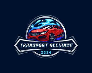 Auto Transportation Car logo