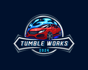 Auto Transportation Car logo design