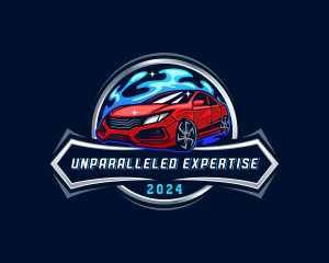 Auto Transportation Car logo design