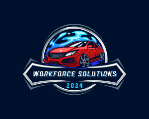 Auto Transportation Car logo design