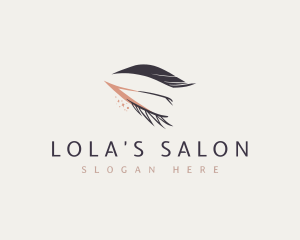 Natural Eyelashes Salon logo design