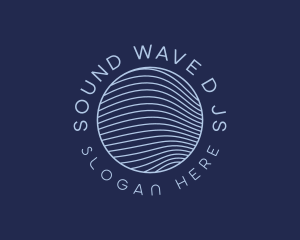 Waves Science Technology logo design