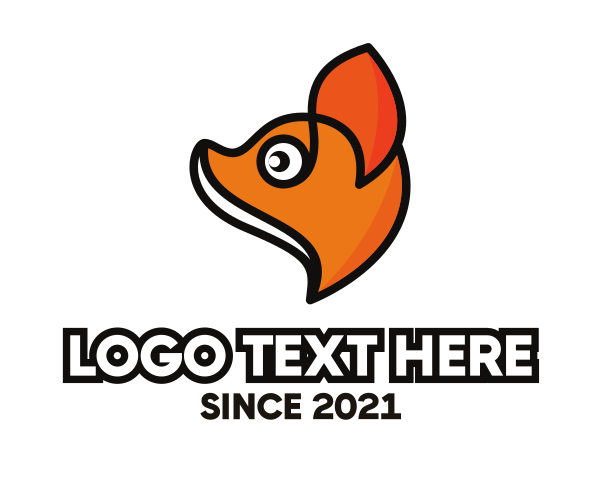 Orange Dog logo example 3