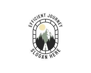 Pathway Mountain Road logo design