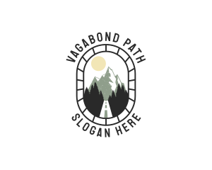 Pathway Mountain Road logo design