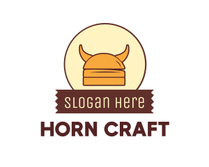 Viking Helmet Horn Burger Buns logo