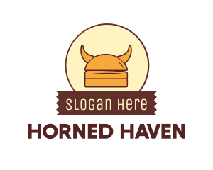 Viking Helmet Horn Burger Buns logo