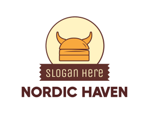 Viking Helmet Horn Burger Buns logo