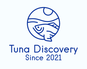 Underwater Tuna Fish logo