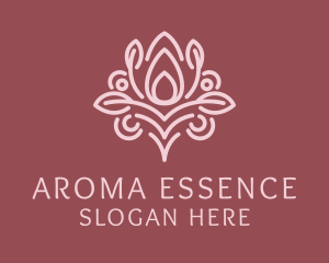 Rose Aromatherapy Oil logo design