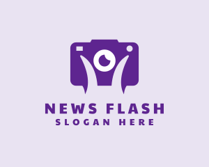 Journalist Photographer Camera logo