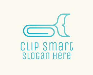 Whale Paper Clip logo