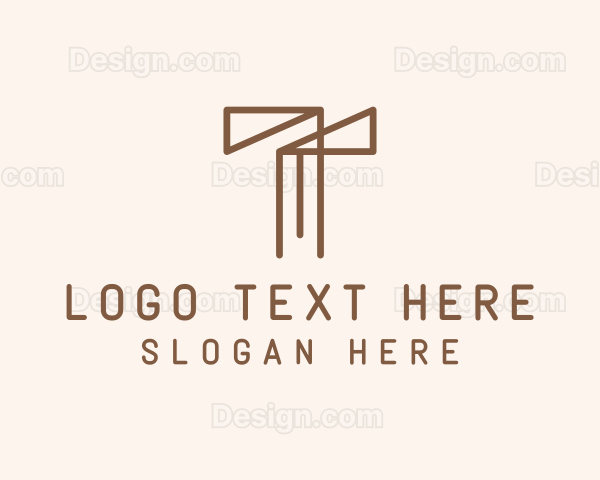 Architecture Letter T Logo