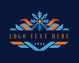 Snowflake Heating Cooling logo