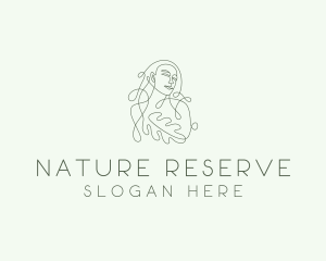 Woman Nature Salon logo design