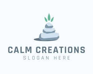 Wellness Stone Stack logo