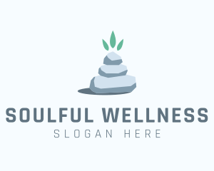 Wellness Stone Stack logo