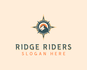 Mountain Compass Hiking logo design