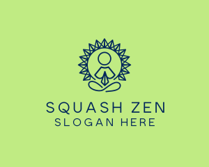 Zen Yoga Wellness logo design